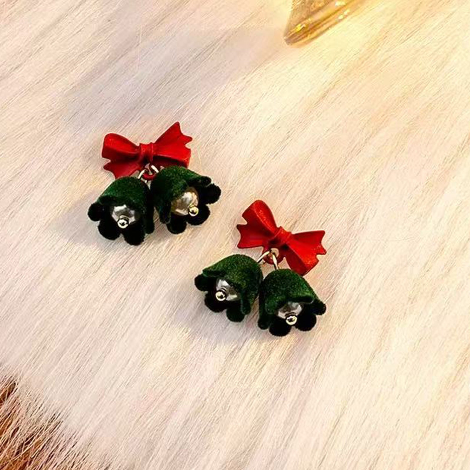 Wholesale Christmas Series Asymmetrical Earrings